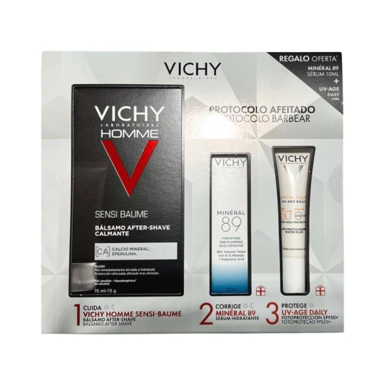 Vichy Homme Coffret Protocolo Barbear