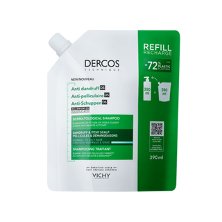 Vichy Dercos Champô De Tratamento Anticaspa Cabelo Normal a Oleoso Recarga 390ml